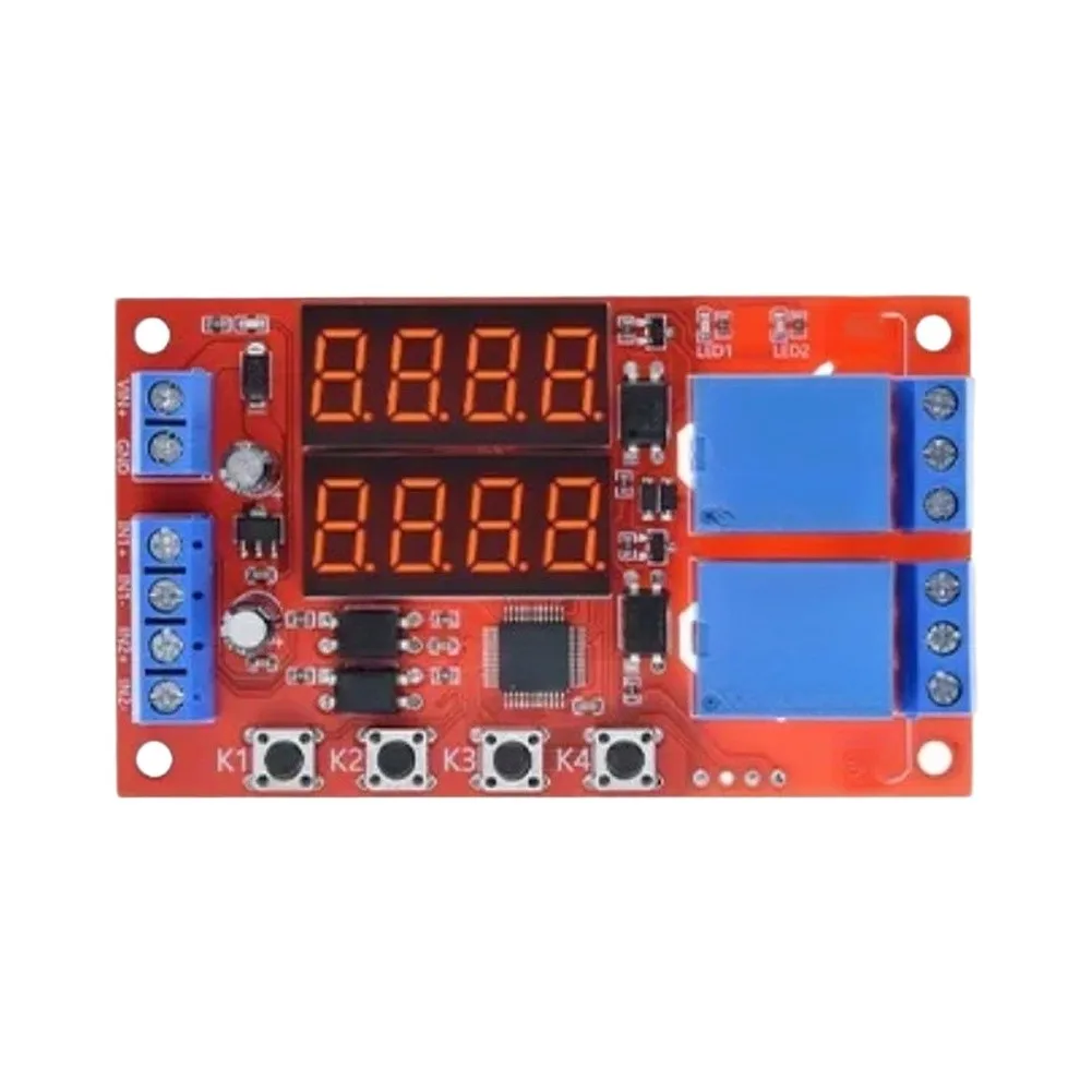 For Precise Task Scheduling Dual Channel Time Delay Switch Optocoupler Isolation Switch Electronics Project Time Delay