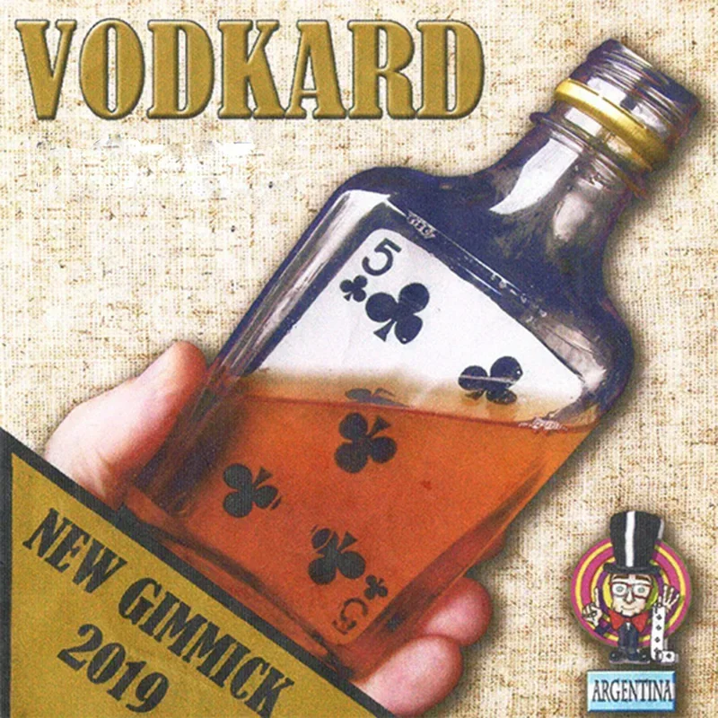 

Vodkard Magic Tricks Card Appear In Bottle Magia Magician Close Up Illusions Gimmick Prop Mentalism Comedy Amazing 2019 New