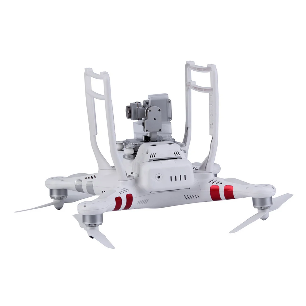 Uitgebreid landingsgestel voor Phantom 3-Quadcopter Wit Duurzaam Abs Plastic Lichtgewicht botsingsbescherming Vervanging