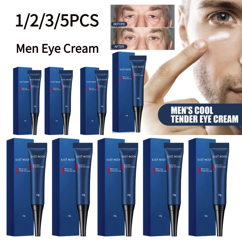 1/2/3/5PCS Men Eye Bags Remover Cream Anti Dark Circles Anti Puffiness Fade Fine Line Lifting Moisturizing Repair Skin Care