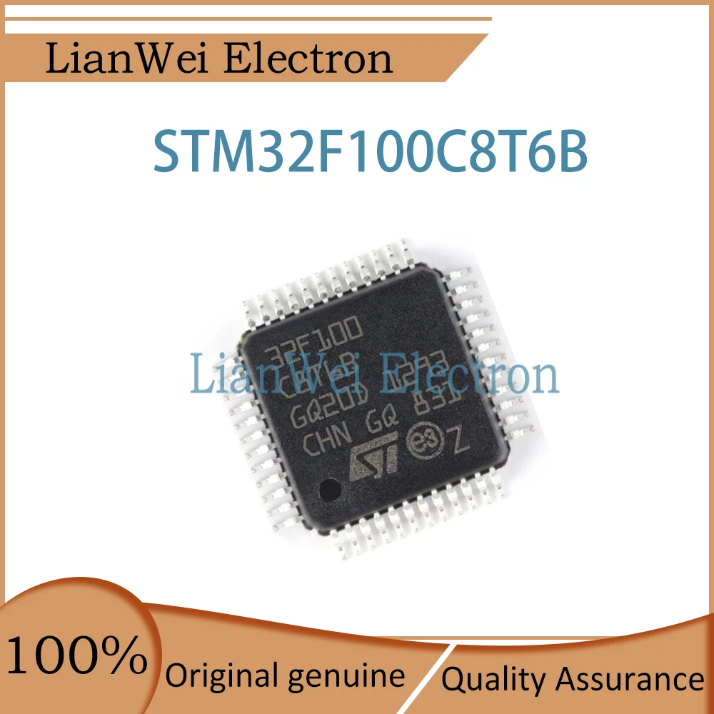 STM32F100 STM32F100C8T6B STM32F100C8T6 IC MCU Chip LFQP-48