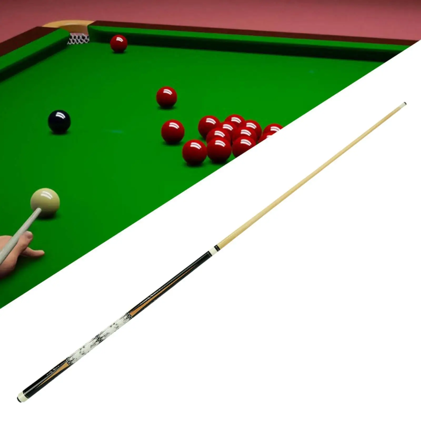 

Premium Wooden Snooker Billiard Cue 13mm Tip Professional Pool Cue Stick for All Billiards Scenarios