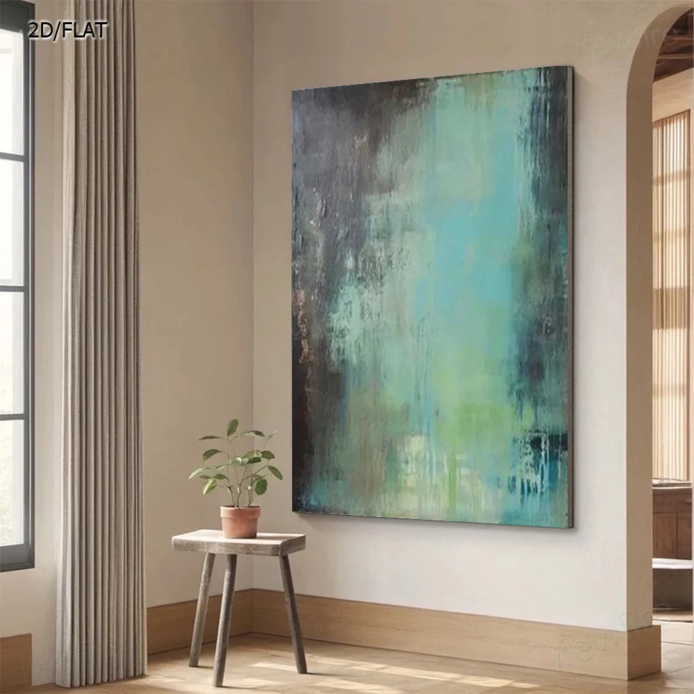 100% Hand-Painted Abstract Paintings Paint New Oil On Canvas Surface Oil Painting Modern Light Luxury Simple Room Decoration