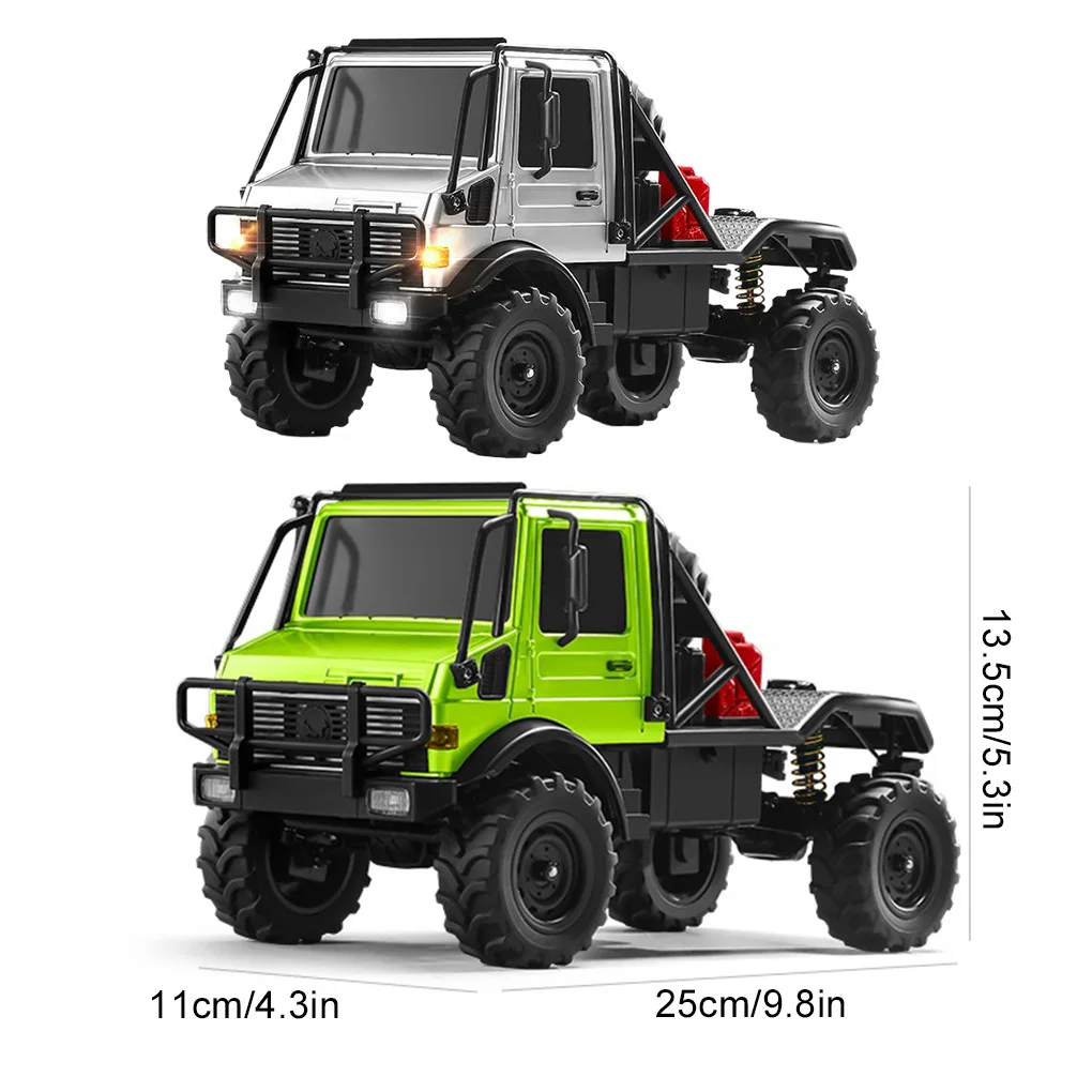 

1/18 RC MN MN333 Половина карты Unimog Альпинистский автомобиль DriveПолупое полноприводный RC Пульт дистанционного управления Внедорожный грузовик Карточный привод Игрушка