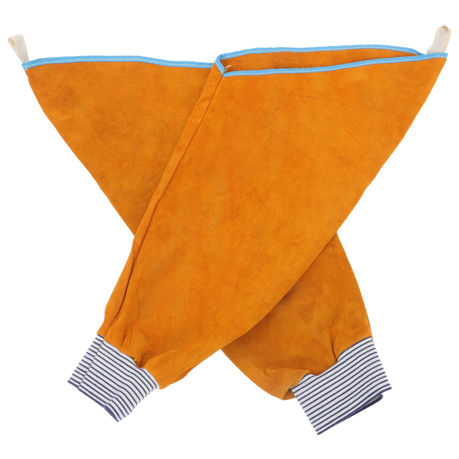 

Heat Resistant Welding Arm Sleeves Yellow Cowhide Extra Long Protective Sleeve Durability Flame Working Gloves Spatter