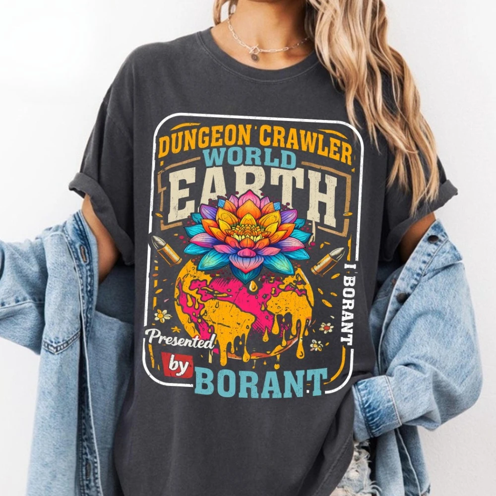 Dungeon Crawler Carl T-Shirt, Prinzessin Donut Mongo Design T-Shirt, Fantasy-Buch-Charakter-T-Shirt, Gamer-Print – Detail 6