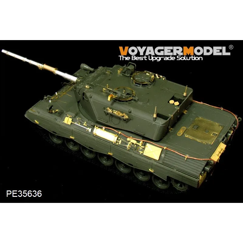 Voyager Model PE35636 1/35 Modern German Leopard 1A4 MBT (B Ver Include Gun Barrel）(Gun Barrel Include) (For MENG TS-007)