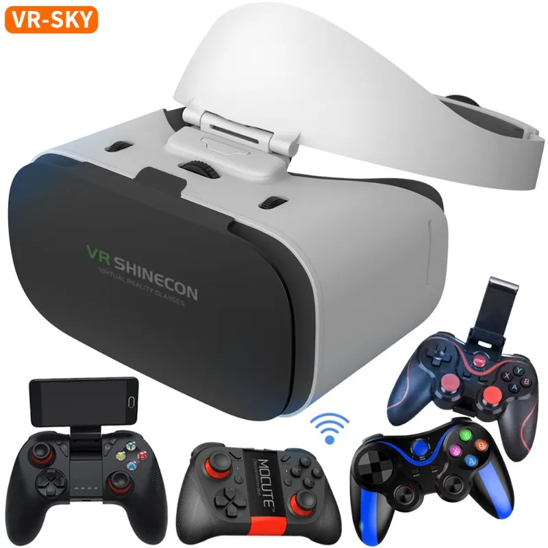 

VR-очки G19, очки виртуальной реальности 3D, VR-гарнитура Google Cardboard, виртуальные очки для смартфонов iOS и Android