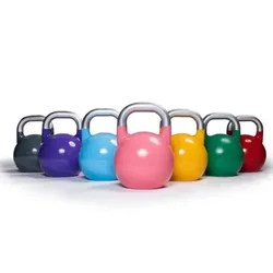 colorful kettlebell 20kg gym fitness cast iron custom logo weights  kettlebells