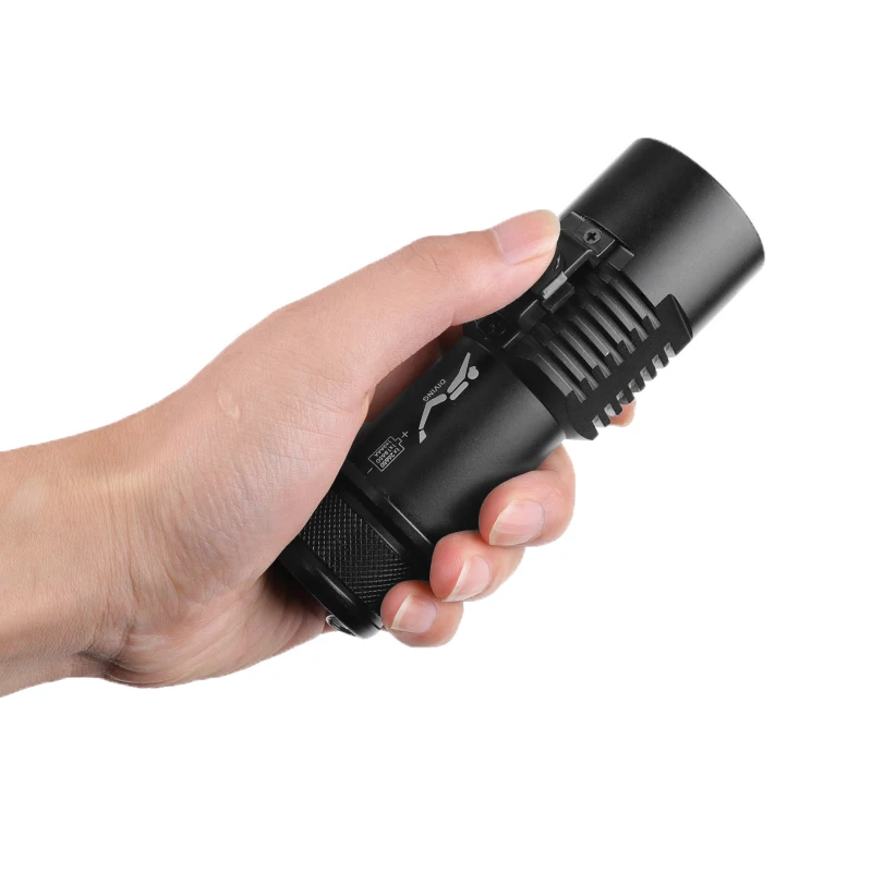 ZK40 IPX8 Waterproof Scuba Diving Light 200 Meter Underwater XHP70 LED Flashlight Diving Lanterna Torch Lamp by With Hand Rope