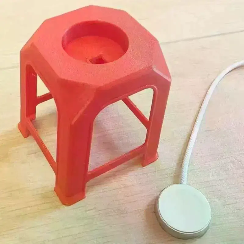 1Pcs 3D Printing Watch Desktop Stand Chair Shape Red Storage Rack Universal Watch Charging Stand With Charging Groove