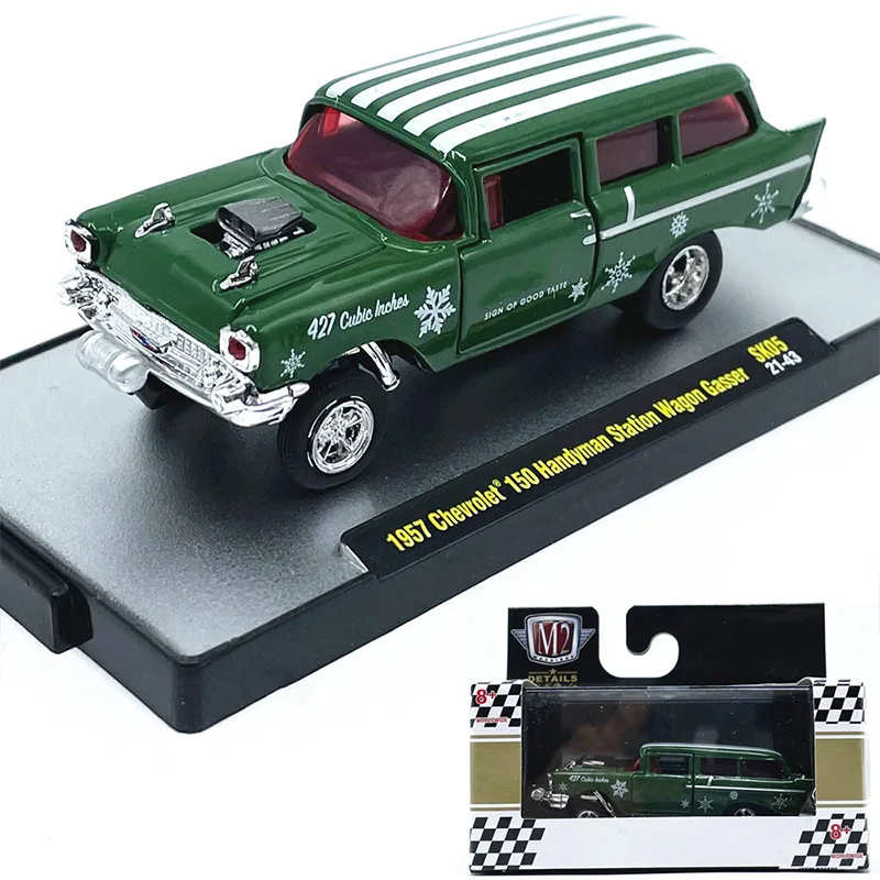 

1:64M2 Car Model 1957 150 Handyman Pickup Truck Simulation Alloy Car Model Collectible Ornament New with Packaging