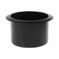 Soporte vaso plástico negro, estante colocación botella bebida para coche, barco marino, RV