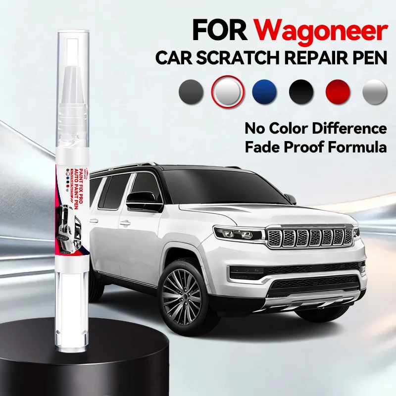 

Ручка-корректор для ремонта автомобильной краски JEEP WAGONEER, аксессуары для устранения царапин, серый PAS, белый PW2, серебристый PSE, красный PRV, серебристый PSE