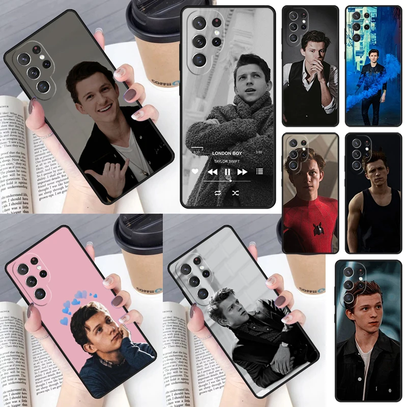 Tom Holland Cover For Samsung Galaxy S23 Ultra S22 S20 S21 FE S8 S9 S10 Plus Note 10 20 Ultra phone Case