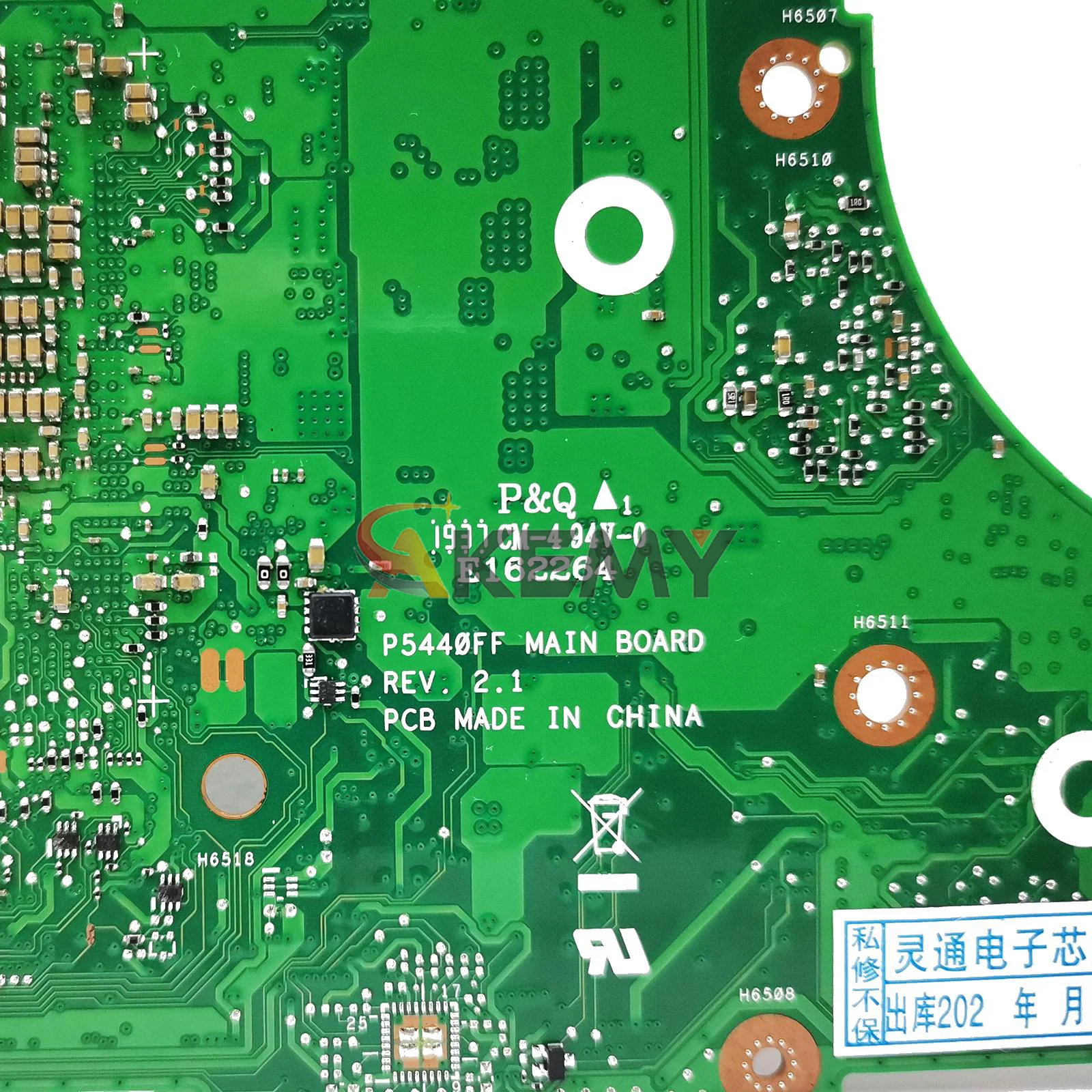 لوحة أم للكمبيوتر المحمول P5440FF لـ ASUS ProArt P5440FF P5440F PU404F اللوحة الرئيسية للكمبيوتر المحمول مع وحدة المعالجة المركزية I3 I5 I7 100% اختبارات موافق شحن سريع