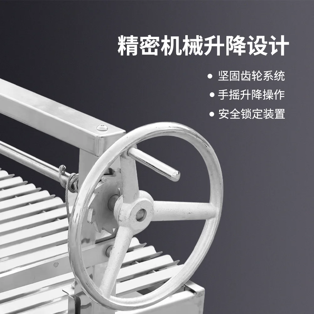Villa courtyard barbecue grill for home users, outdoor charcoal grill, removable barbecue grill for camp