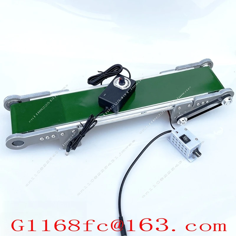 Upgrade Small Desktop Conveyor Belt Forward and Reverse Pause, Lift Elevator Model