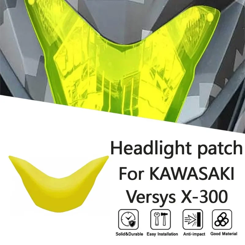 

For Kawasaki VERSYS X-300 2017-2024 Modified Headlight Protector Sheet, Lamp Goggle Sheet, Motorcycle Accessories