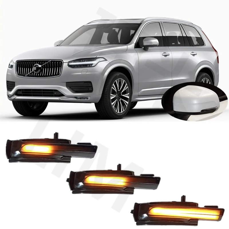 

for Volvo XC90 II MK2 2014 2015 2016 2017 2018 2019 2020 2021 2022 2023 LED Sequential Indicator Mirror Turn Light Signal Lamp