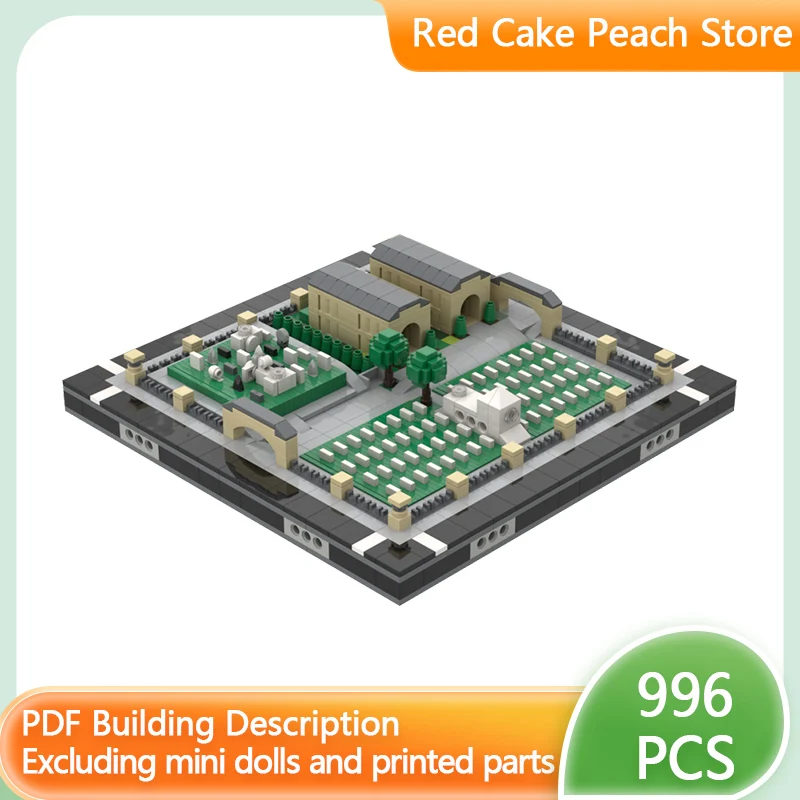 

Конструктор City Street View Model MOC: Модульный набор «Кладбище» из строительных блоков Micropolis – развивающая игрушка для детей, идеальный подарок на праздник