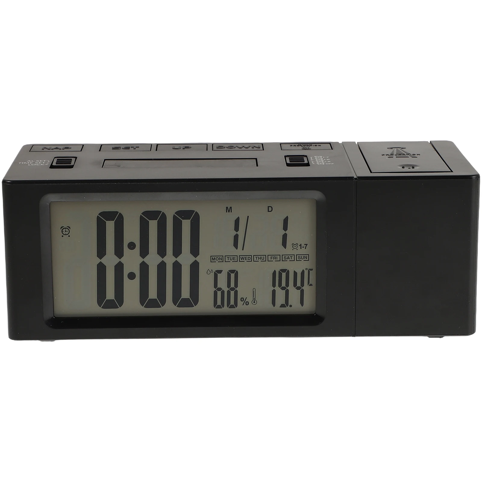 

Projection Alarm Bedroom Living Room Digital Projection Alarm Clock Kids Night Light Silent Dual Digital Clocks Adjustable