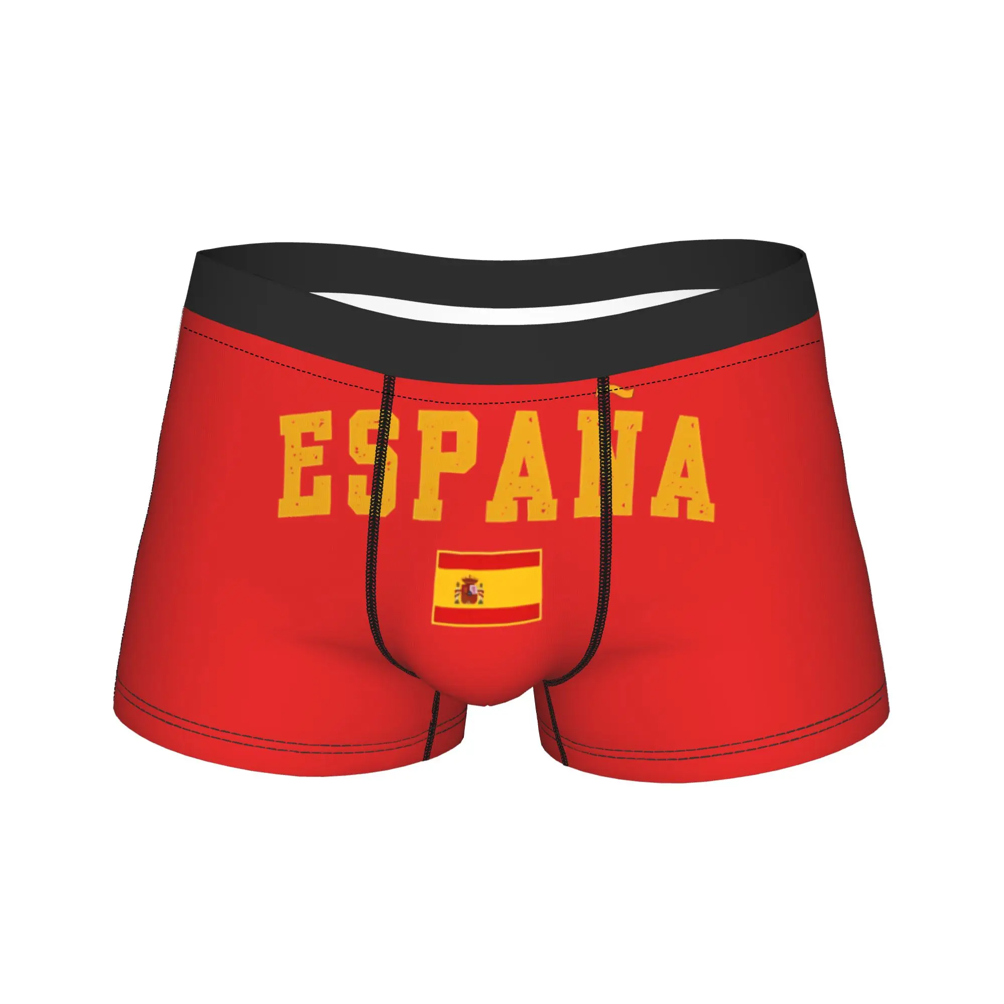 Spain Spanish Flag Espana Make Spain Great Again Man Boxers Briefs Soft Underwear  Underpants