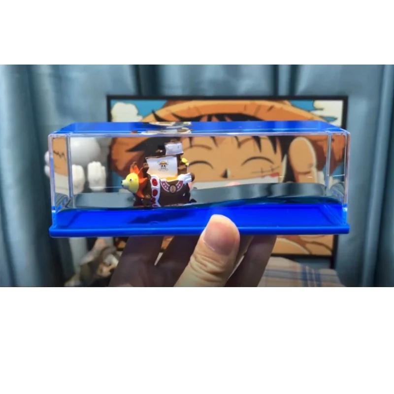 

One Piece 3d Ship Fluid Drift Bottle Thousand Sunny Ship Going Merry Boat One Piece Плавающая лодка Орнамент Декомпрессионный подарок