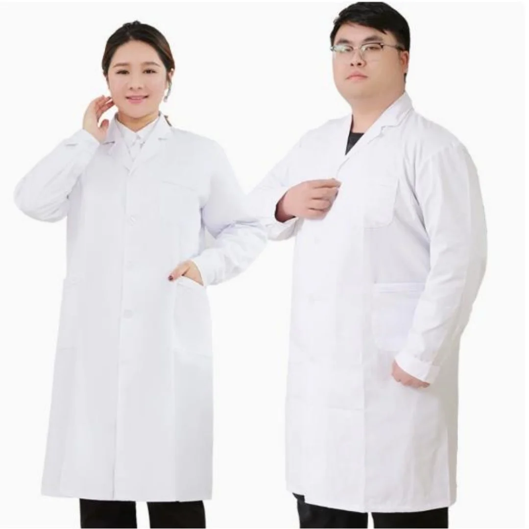 

Plus Size 100KG doctor's uniform for Medical Doctors Students Scientists - Medical Scientist Lab Coats for Hospital School