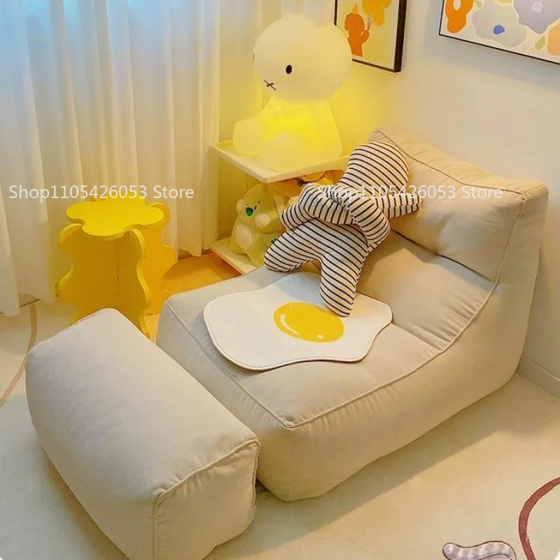 Lazy sofa living room tatami single balcony leisure reclining chair bedroom small sofa Internet celebrity lunch break