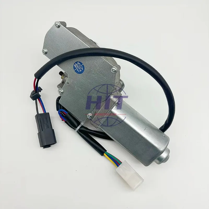 Wiper motor, wiper motor, suitable for PC56-7 PC60-7 PC60-8 12V excavator accessories