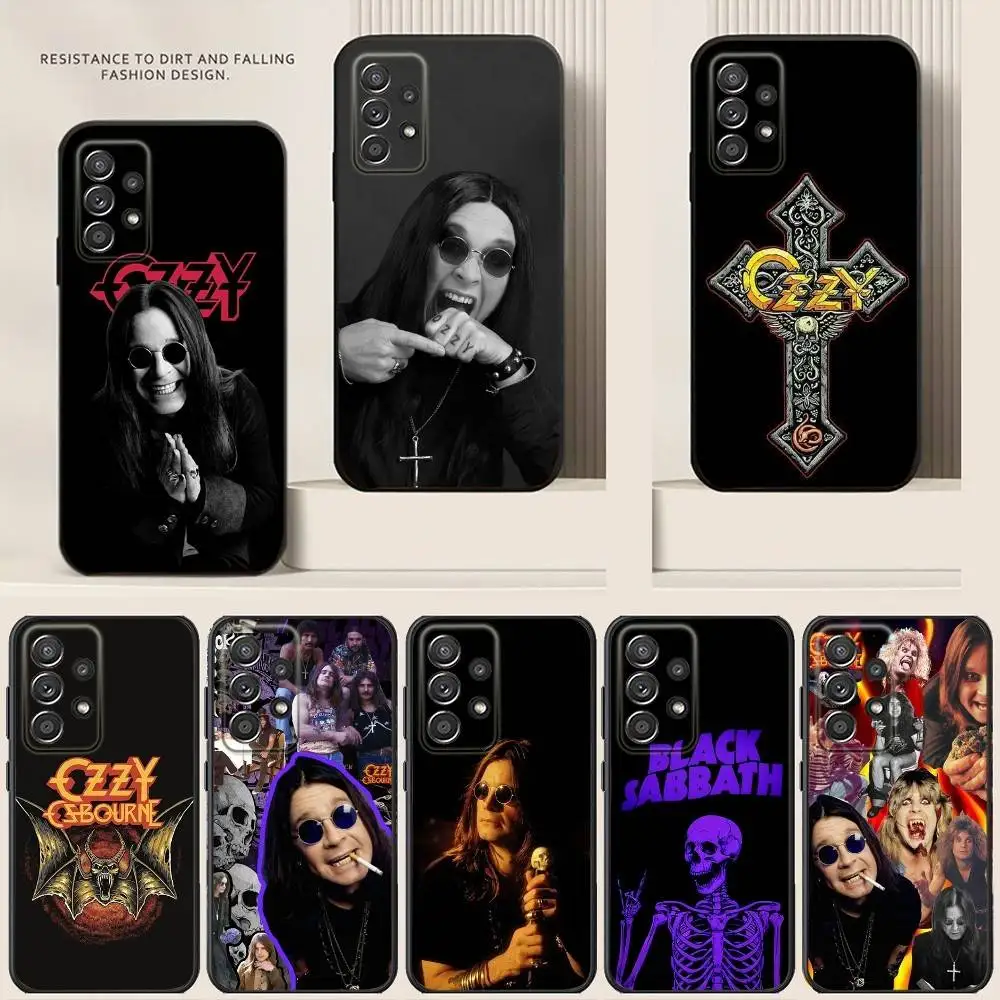 

Rock Band O-Ozzy Osbourne Phone Case For Samsung S24,21,22,23,30,Ultra,20,Plus,Note,10,9,Black soft silicone case
