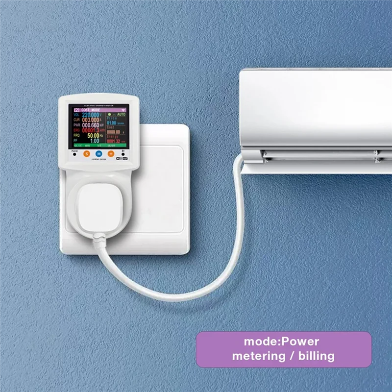 

M05K Tuya WIFI Smart Wattmete цифровой измеритель мощности счетчик электроэнергии защита тока таймер переключатель вилка европейского стандарта