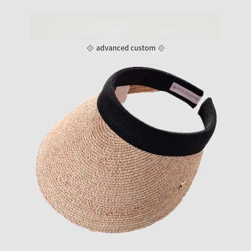 nouveau-chapeau-de-paille-laffey-2026-pour-femme-a-dessus-ouvert-protection-solaire-d'ete-bandeau-casquette-de-plage-chapeau-de-soleil-decontracte-et-tendance