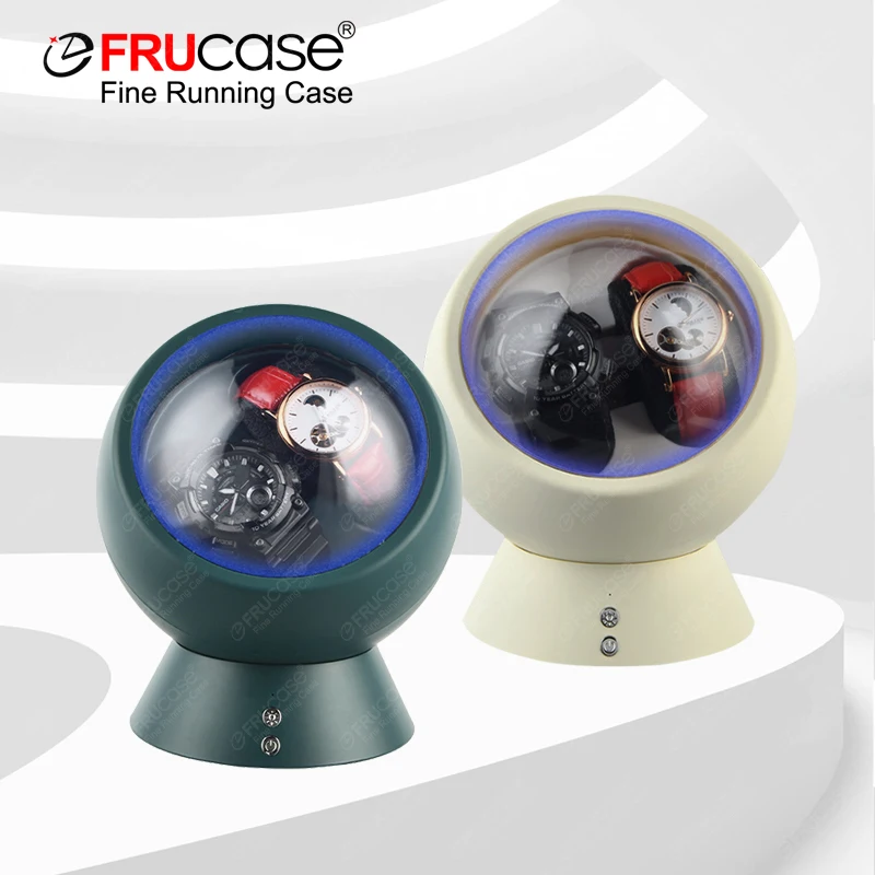 

FRUCASE ABS Watch Winder for Automatic Watches Watch Box Automatic Winder Use USB Cable / with Battery Option