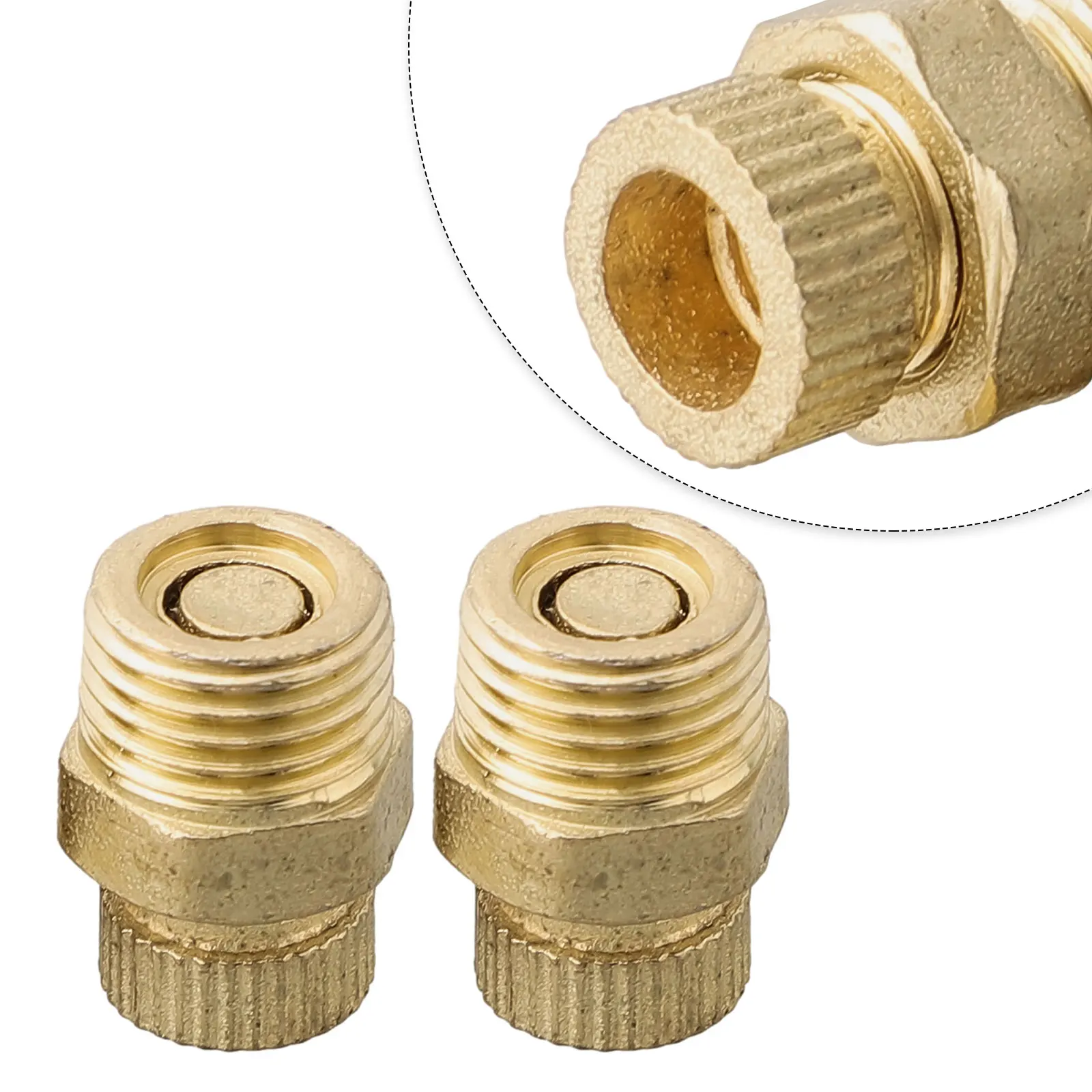 

Convenient Installation Silent Air Compressor Drain Valve 2PCS Copper Screw High Performance Corrosion Resistance