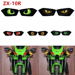 Motorcycle Headlight Stickers Accessories Front Fairing Head Light Decals For Kawasaki Ninja ZX-10R ZX10R ZX 10R 2021-2023 2024