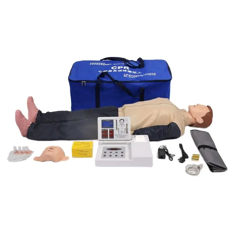 LCD Color Display Advanced Computer Cpr  Full Body Adult CPR Manikin/Mannequin, CPR Training Model/Dummy