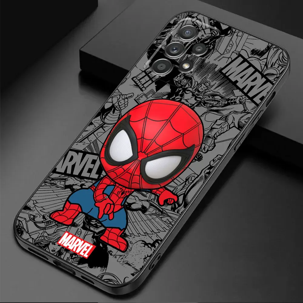 Custodia per telefono per Samsung Galaxy A51 A72 5G A11 A52 A22 A12 A41 A42 A32 A21s A31 A71 4G A91 Cartoon Marvel Groot Spiderman Cover