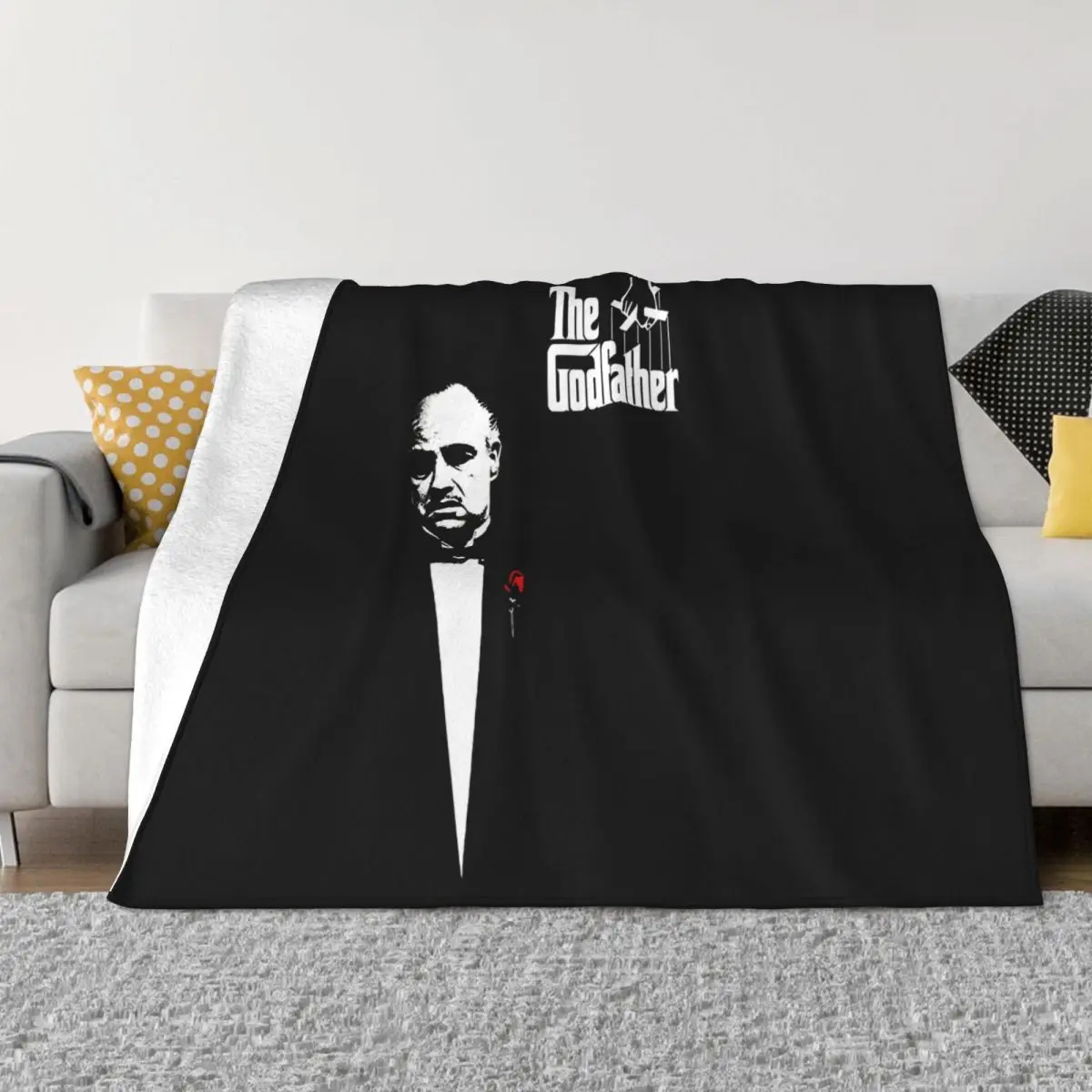 The Godfather 1972 Movie Don Corleone Artwork Women Men More Colors Good Quality Music Dj Throw Blanket