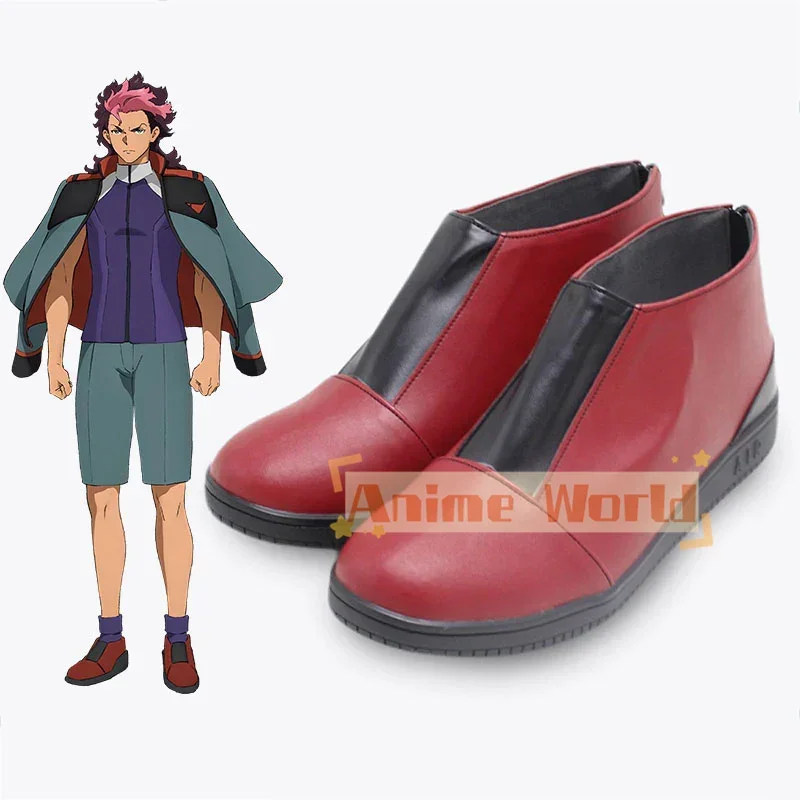 البدلة المتنقلة جاندام الساحرة من ميركوري جويل جيتورك أحذية كوسبلاي مصنوعة حسب الطلب دعائم حفلات الهالوين