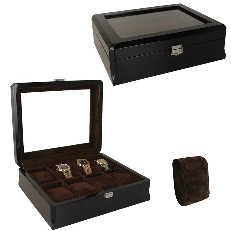 

Luxury 6/8/10/12 Grids Handmade Watch Box Clock Box Watch Case Time Box for Watch Holding