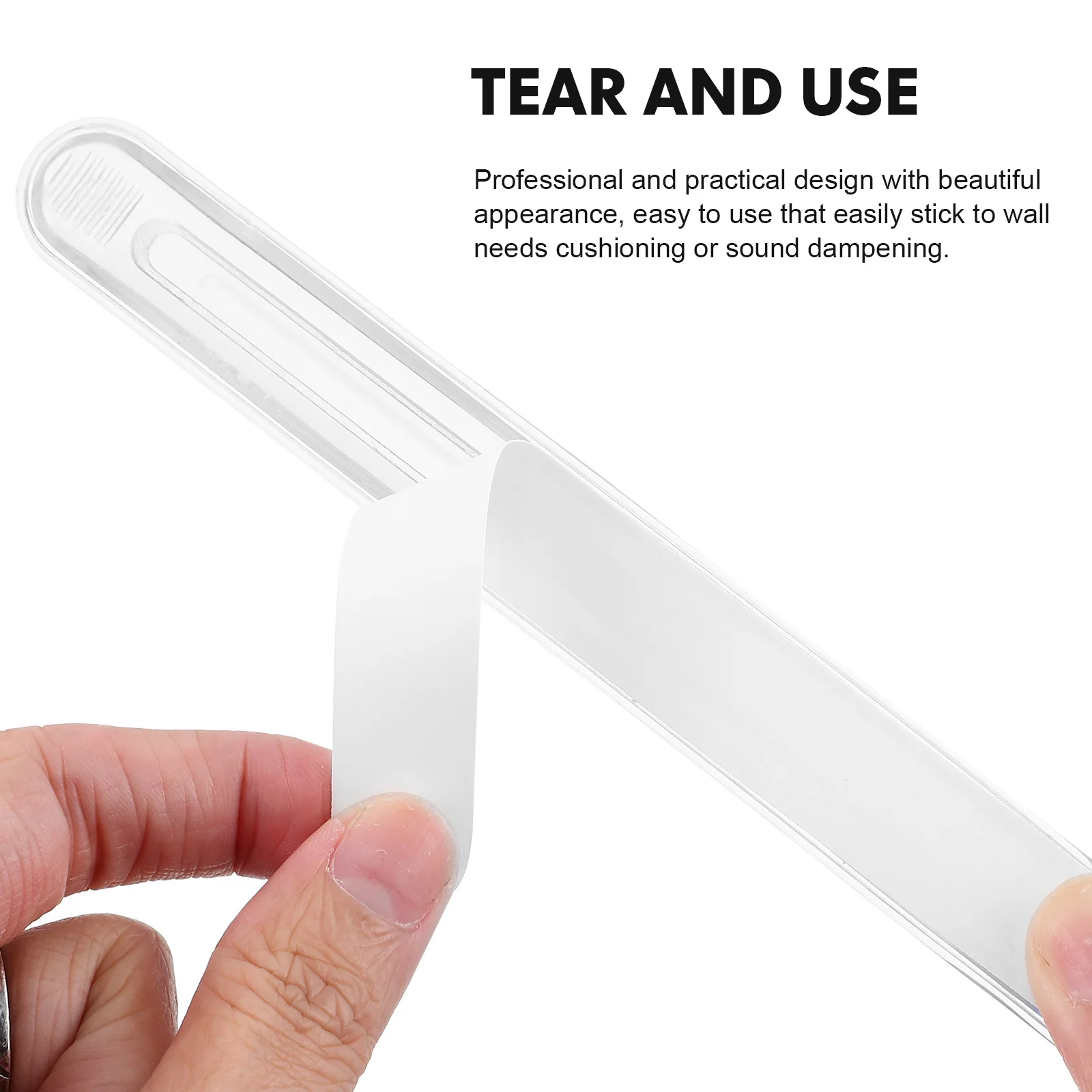 

8Pcs Adhesive Cabinet Door Bumper Door Stopper Wall Protector Noise Reduction for Household Kitchen Furniture Use