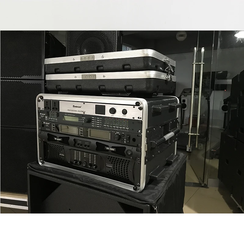 6U Aluminum Flight Case Audio Equipment System for Stage
