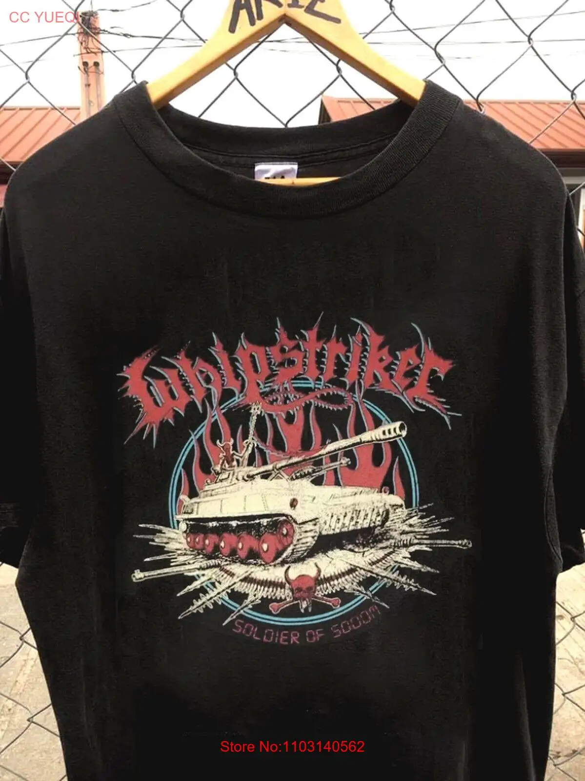 

Whipstriker 2018 US Tour, Sodier of sodom, reprinted t-shirt, gift for fan