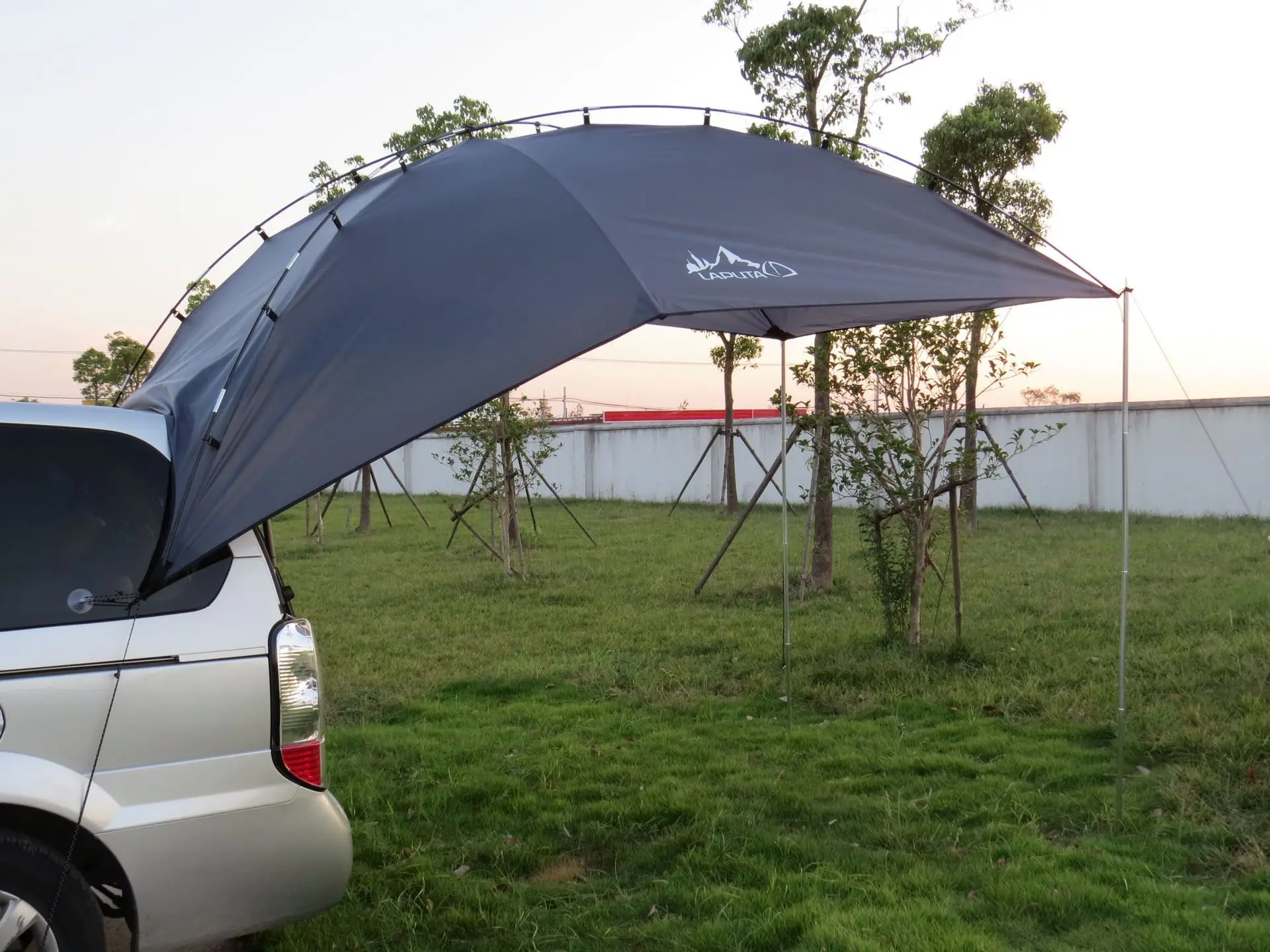 

Labuta Outdoor Car Rear Extension Tent Sunshade Side Camping Barbecue Tour Vehicle Rear Car Tent Supplies for Self-Driving Tour