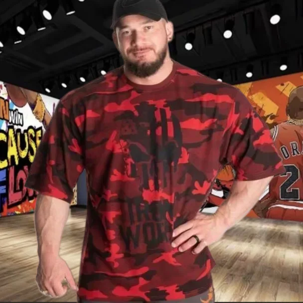 

Новинка 2023 года, мужская летняя футболка с 3D принтом для фитнеса, тренажерного зала, одежда для бодибилдинга, спортивная повседневная дышащая мото с короткими рукавами