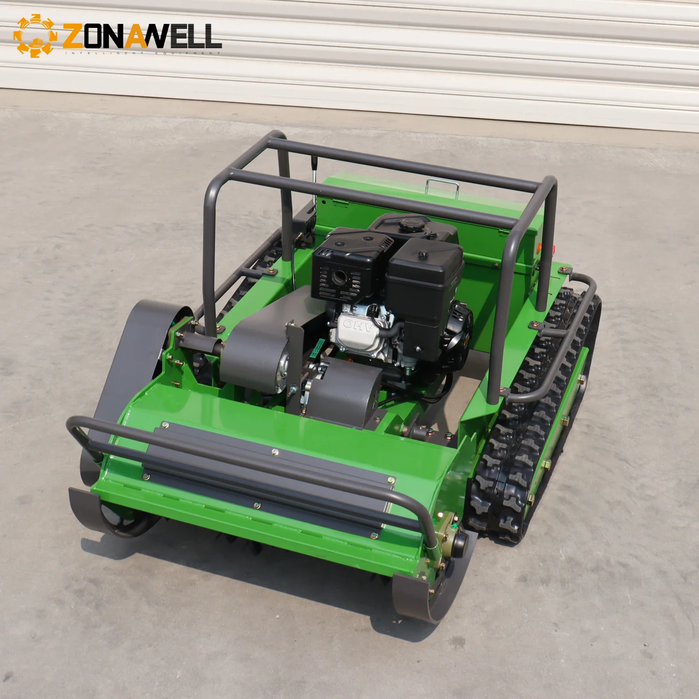Custom Flail-Type Remote-Controlled Diesel-Powered Lawnmower All-Terrain Robotic Mower 800-1000mm CE & EPA Certified