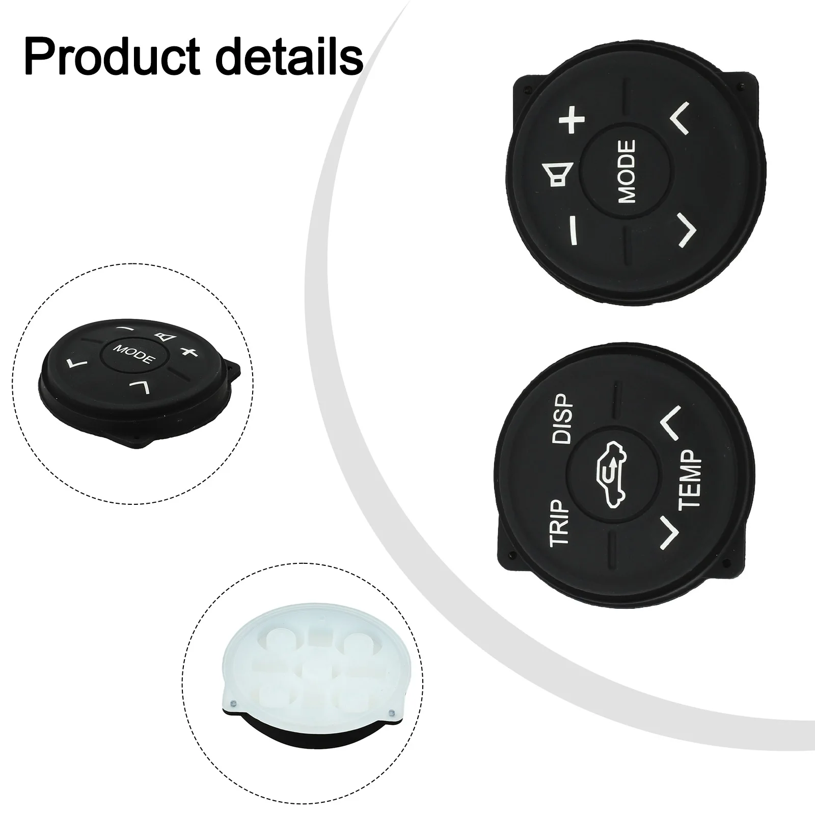 Automotive Accessories Steering Wheel Control Vehicle Steering Button Steering Wheel Easy Installation Personalized Look