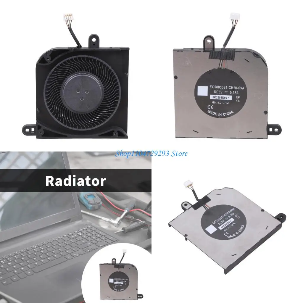 

Y2GD Replacement CPU Cooling Fan Notebook Cooling Metal Heat Dissipation Fan for 5420 E5420 Laptop Notebook Accessories